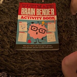Ultimate Brain Bender Activity Book - Blue/Pink